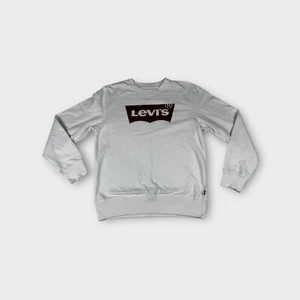 Levi’s White Long Sleeve Red Tag Children's Light Fleece Sweater 12-13yrs Large - Picture 1 of 8