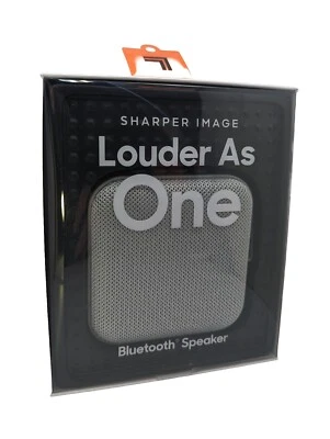 "BRANDY NEW" SHARPER IMAGE - Bluetooth White Speaker, Louder As One🔥HOT🔥ITEM🔥 - Image 1 of 4