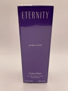 Eternity PURPLE ORCHID By Calvin Klein EDP Spray 3.4 Floz Vintage -NEW & SEALED - Picture 1 of 4