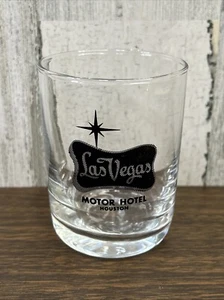 Las Vegas Motor Hotel Houston 8oz Drinking Glass - Picture 1 of 11