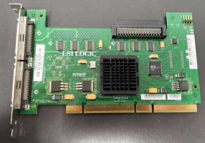 PCI & PCI-X-133 Riser Card 2 CH. U320 SCSI Ultra 320 LVD LSI LSI22320-HP - Image 1 of 4