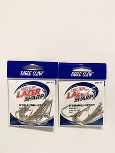 Lote 2 Garra de Águila O’Shaughnessy 254A-4/0 8 Cantidad. ea. Señuelo anzuelos NUEVO - Imagen 1 de 4