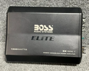 Boss Audio Systems Elite BE1500.1 Monoblock Car Stereo Amplifier 1500W -Working - Picture 1 of 17