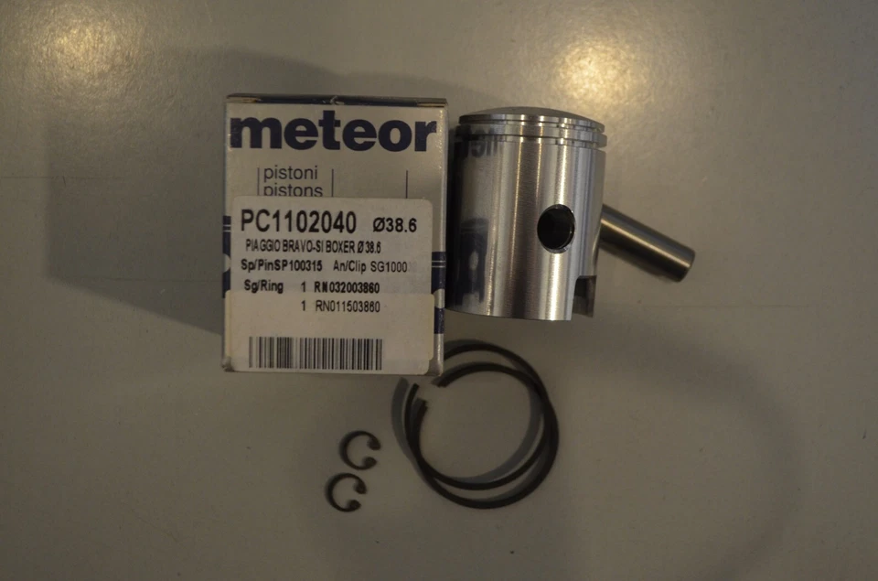 Pistone Meteor PC1102040 D. 38,6 - PIAGGIO BRAVO-SI BOXER Cil. Ridotto - Imagen 1 de 1