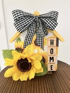 Farmhouse Tier Tray Sunflower Home Decor - Picture 1 of 3