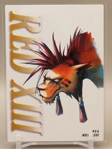 Red XIII Final Fantasy 7 VII Trading Card Carddass Masters 14 Japan ZB137 - Picture 1 of 6