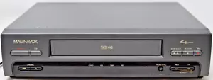Magnavox Stereo 4 Teste VHS VCR VR9230AT01 No Telecomando N. 27498549 Nero - Foto 1 di 3
