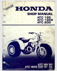 1982 Honda 3 Wheeler ATC 185s - 200 Service Manual 228 pages - Picture 1 of 1