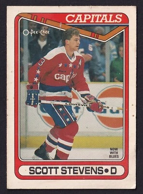 Scott Stevens 1990 O Pee Chee Washington Capitals #211 - Image 1 of 2