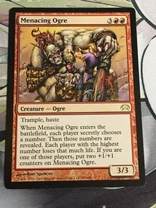 C5017 MAGIC GATHERING MTG PLANECHASE MENACING OGRE #59 RARE NM - Picture 1 of 12