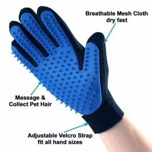 Cat gloves Pet Dog brush Cat Self Grooming shedding Glove Dog Bath Cat cleaning - Picture 1 of 18