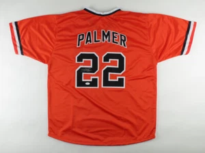 JIM PALMER  SIGNED  CUSTOM  XL  BALTIMORE ORANGE JERSEY,  JSA COA #78863 - Picture 1 of 4