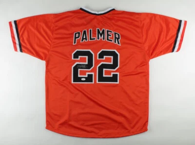 JIM PALMER  SIGNED  CUSTOM  XL  BALTIMORE ORANGE JERSEY,  JSA COA #78863 - Image 1 of 4