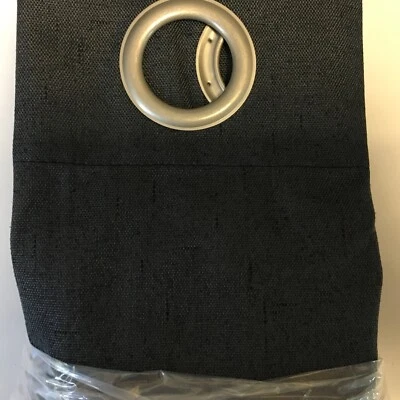 Target Home 1 pair of charcol Gray curtains grommet style 42x84 - Image 1 of 4