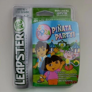 Dora the Explorer Pinata Party Leapster 2006 Learn Letters, Phonics,Word Buiding - Picture 1 of 3