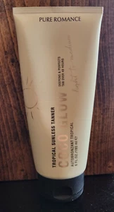 Pure Romance Coco Glow - Light To Medium TROPICAL SUNLESS TANNER 6oz - Picture 1 of 2