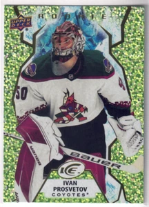 2021-22 Upper Deck Ice #110 Ivan Prosvetov Rookie Green - Bild 1 von 2