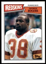 1987 Topps George Rogers Football Cards #65