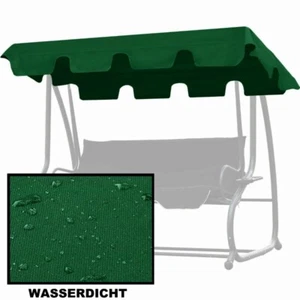 Ersatzdach Hollywoodschaukel Dach WASSERDICHT Dachbezug 2/3 Sitzer - grün - Bild 1 von 1