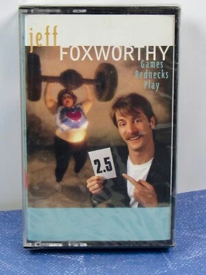 Jeff Foxworthy Games Rednecks Play Cassette Tape Sealed Mfd. for BMG - Image 1 of 4