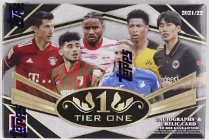 2021-22 Topps Bundesliga Tier One Soccer New Sealed Hobby Box - Picture 1 of 1