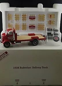 DANBURY MINT 1938 GMC STAKE BUDWEISER DELIVERY TRUCK DIECAST 1:24 SCALE #3 NIB - Picture 1 of 11