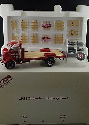 DANBURY MINT 1938 GMC STAKE BUDWEISER DELIVERY TRUCK DIECAST 1:24 SCALE #3 NIB - Image 1 of 4
