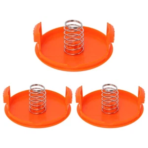 3x Cap & Spring For Black&Decker String Trimmer AF-100-3ZP Weed Eater - Imagen 1 de 11