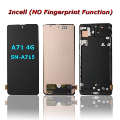 Incell LCD Touch Screen Display Digitizer Replacement for Samsung Galaxy A71 4G - Image 1 of 4