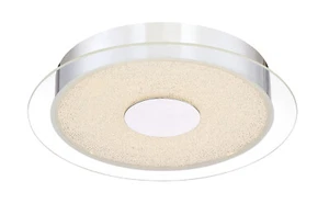 Early 21st Century Flush Mount Ceiling Light: Quoizel Moonlit Led PCMT1614W - Picture 1 of 15