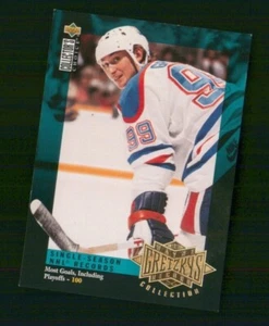 WAYNE GRETZKY (MOST GOALS) 1995-96 UPPER DECK GRETZKY COLLECTION NO G8 3183 - Picture 1 of 2