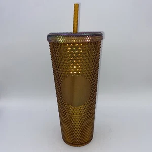 Starbucks Gold Studded Cold Cup Tumbler - 24 oz 50th Anniversary Honeycomb - Bild 1 von 7