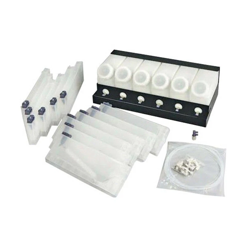 6Bottles 12Cartridges Continuous Bulk Ink Supply System CISS for Roland Printer - Image 1 of 1