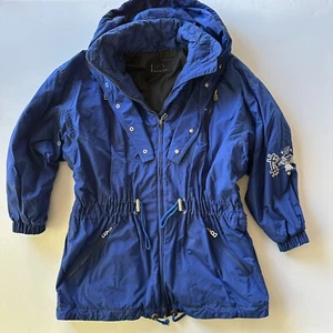 Vintage BOGNER Women’s Blue 80’s Snow Ski Coat Jacket Small Read - Picture 1 of 15