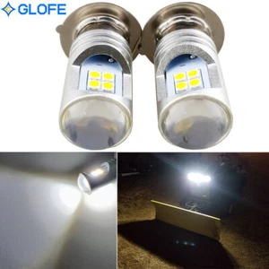 For Yamaha Banshee 350 1987-2006 - 2PC 6000K White LED Headlights Bulbs Kit YTF - Picture 1 of 12