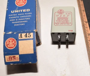 UTC A-45 Audio Transformer - NOS United Transformer Corp NEW YORK USA - Bild 1 von 4