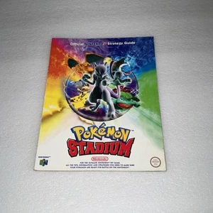 POKEMON STADIUM N64 STRATEGY GUIDE BOOK Official Nintendo 64 Game withfoldout - Picture 1 of 24