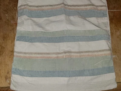 Pier One "Pastel Stripes" 18" Pillow Cover - Image 1 of 4