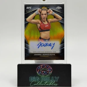 2024 Topps Chrome UFC Joanna Jedrzejczyk Veteran Gold /50 Auto #CVA-JJE - Picture 1 of 2