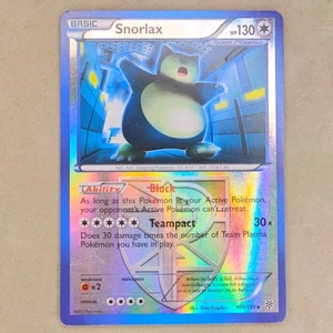 Snorlax 101/135 B&W Plasma Storm Reverse Holo Ultra Rare 2012 Pokemon Card MP - Picture 1 of 2