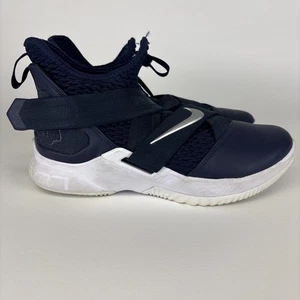 Scarpe da basket Nike da uomo Lebron Soldier 12 TB AT3872-406 blu sneakers taglia 6 - Foto 1 di 14