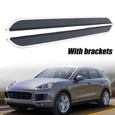 2 piezas estriberas aptas para Porsche Cayenne 2011-2018 barras Nerf escalón lateral Foto 1 de 4
