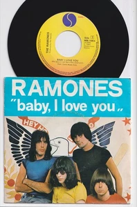 RAMONES * Baby I Love You * UNIQUE PS * PUNK * 1980 HOLLAND 45 * - Picture 1 of 2