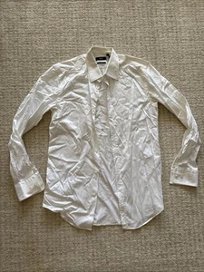 BOSS corto con bottoni slim fit 14 1/2 bianco - Foto 1 di 8