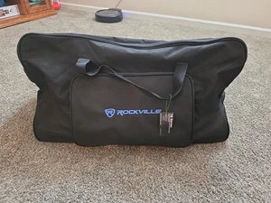 Estuche de Transporte Bolsa de Altavoz Acolchada Rockville TB12 v2 para Altavoces DJ PA 12" + Soporte - Imagen 1 de 7