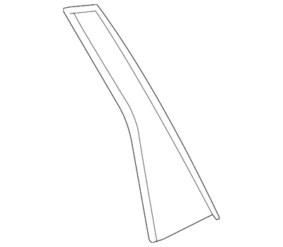 Original Honda CR-V 2017-2022 - Decoración R puerta trasera pilar 72721-TLA-A01 Foto 1 de 3