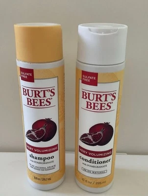 Burt's Bees 非常丰盈洗发水和护发素 含石榴 10 液量盎司 — 第 1/2 张图片
