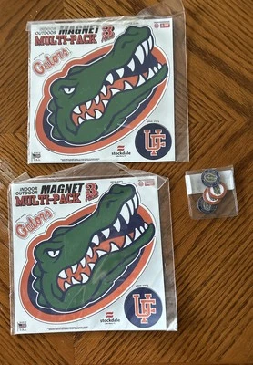 University Of Florida Gators 2 Packs Of Magnets-6 Total & 4 Golf Markers NWT NEW - Image 1 of 4