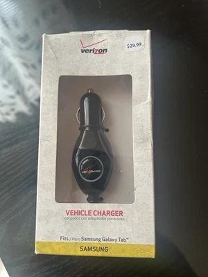 Verizon Vehicle Charger Fits Samsung Galaxy Tab New In Box - Image 1 of 2
