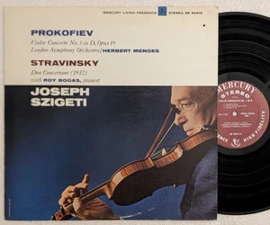 Mercury SR 90419 lp Prokofiev/ Stravinsky JOSEPH SZIGETI Roy Bogas RFR1/1 stereo - Picture 1 of 5